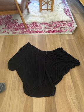 Love Culture Black Off-Shoulder Batwing Top